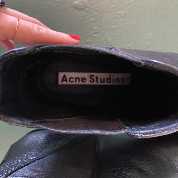Never Worn Acne Studios Jensen Leather Boots - Picture 7 of 8